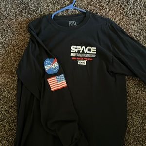 RSQ NASA black long sleeve